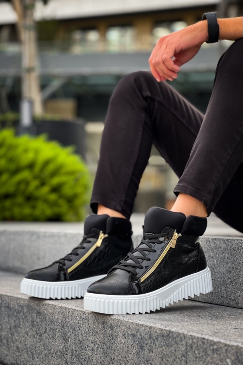 Erkek Bot - Siyah Beyaz - 512