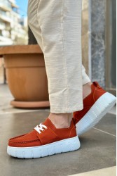 Erkek Günlük Ayakkabı - Turuncu - 676