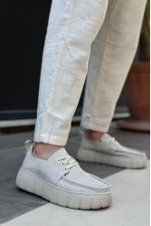 Erkek Günlük Ayakkabı - Bej - 676