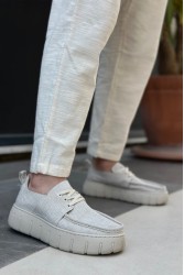 Erkek Günlük Ayakkabı - Bej - 676