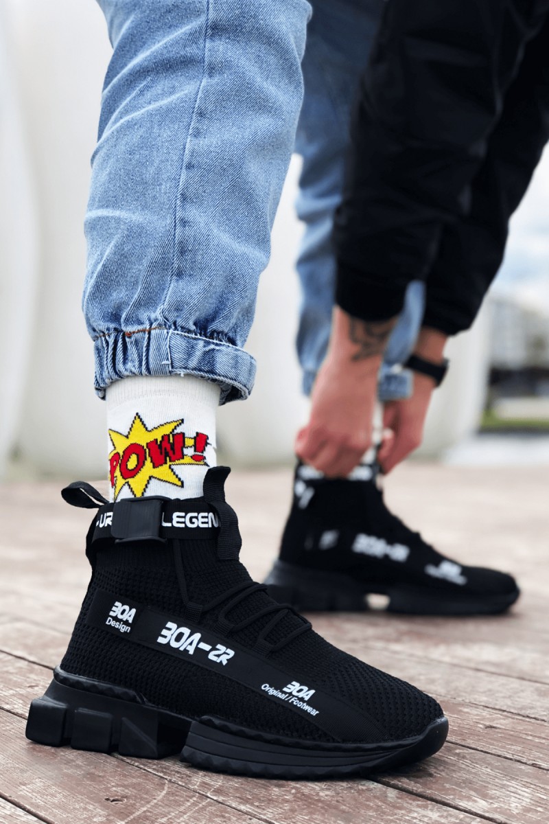 Erkek Sneaker - Siyah - Agron