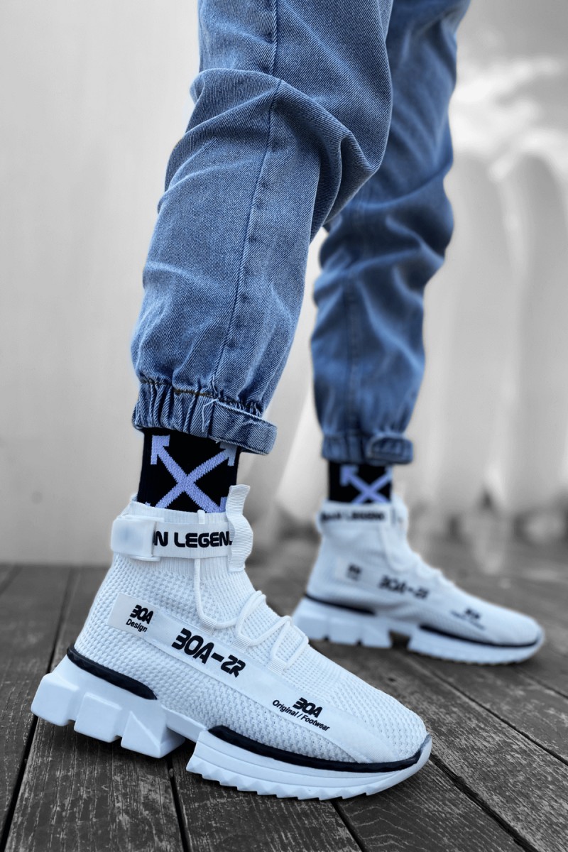 Erkek Sneaker - Beyaz - Agron