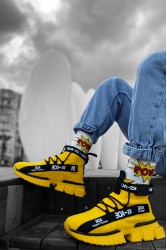 Erkek Sneaker - Sarı - Agron
