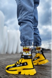 Erkek Sneaker - Sarı - Agron