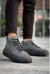 Erkek Bot - Antrasit Siyah - LE10