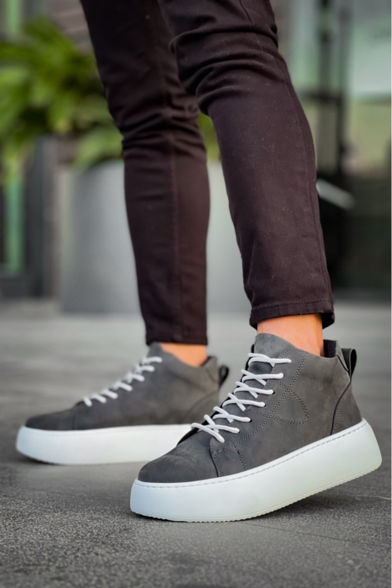 Erkek Bot - Antrasit Beyaz - LE10