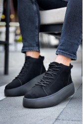 Erkek Bot - Siyah Süet - LE10