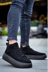 Erkek Bot - Siyah Süet - LE10