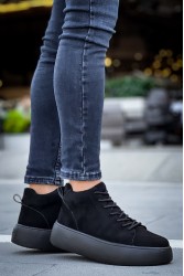 Erkek Bot - Siyah Süet - LE10