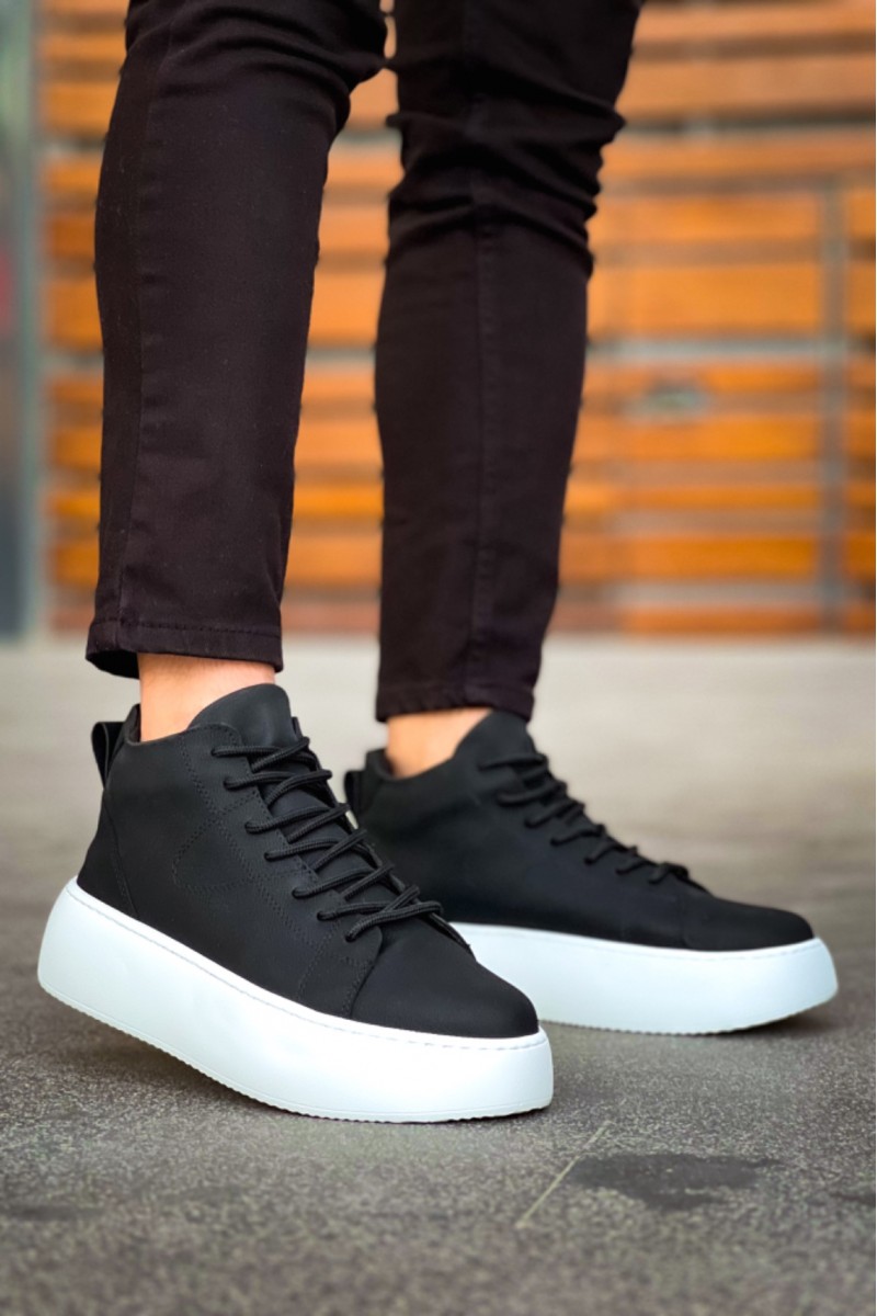 Erkek Bot - Siyah Beyaz - LE10