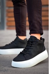 Erkek Bot - Siyah Beyaz - LE10