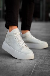 Erkek Bot - Gri süet - LE10