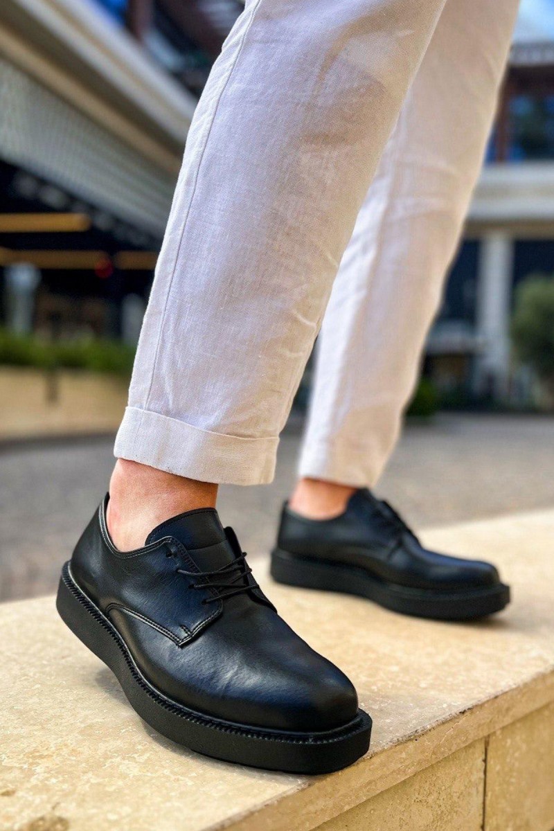 Erkek Klasik Ayakkabı - Siyah - 001