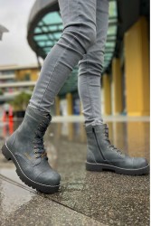 Mens Boots - Anthracite - 009