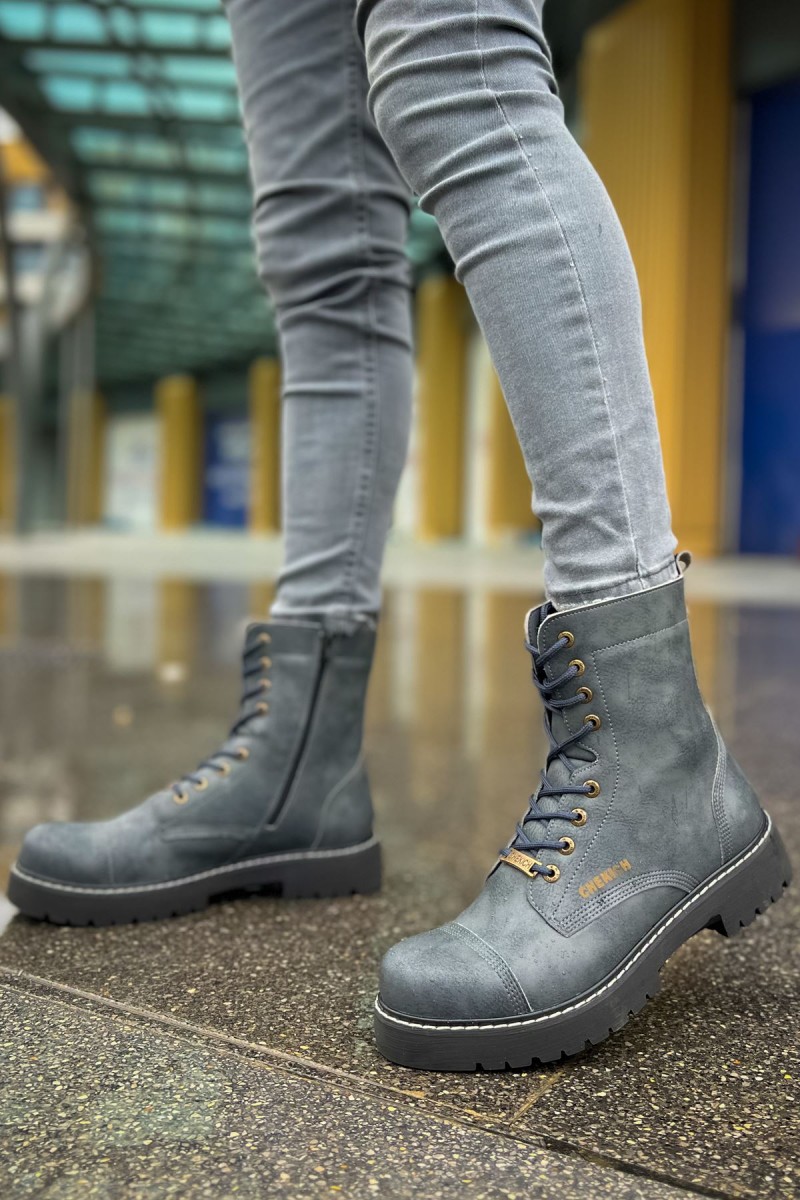 Mens Boots - Anthracite - 009