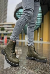 Mens Boots - Khaki - 009