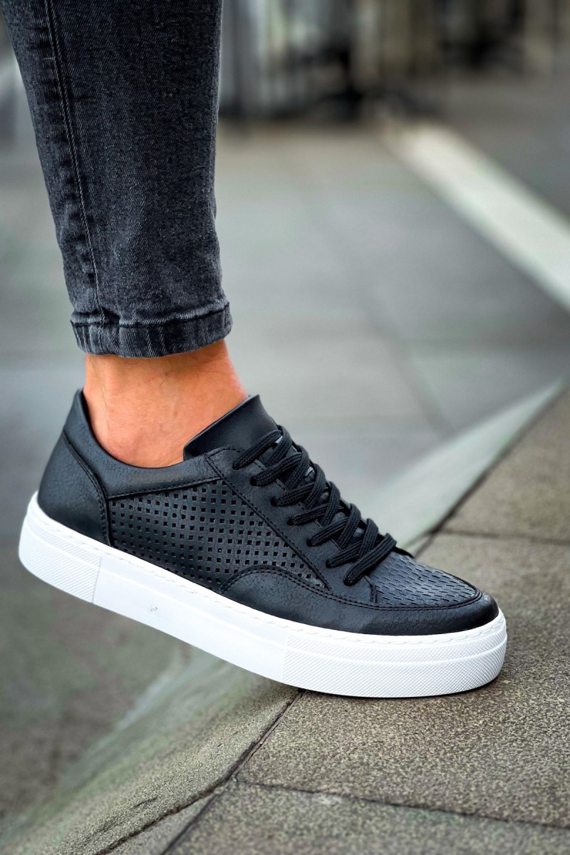 Erkek Sneaker - Siyah Beyaz - 015