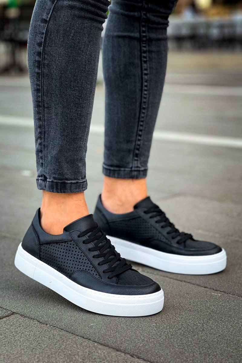 Erkek Sneaker - Siyah Beyaz - 015