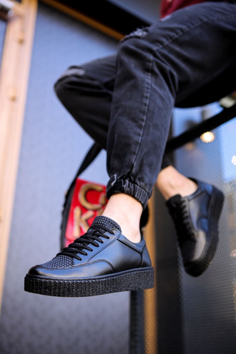 Erkek Sneaker - Siyah - 017
