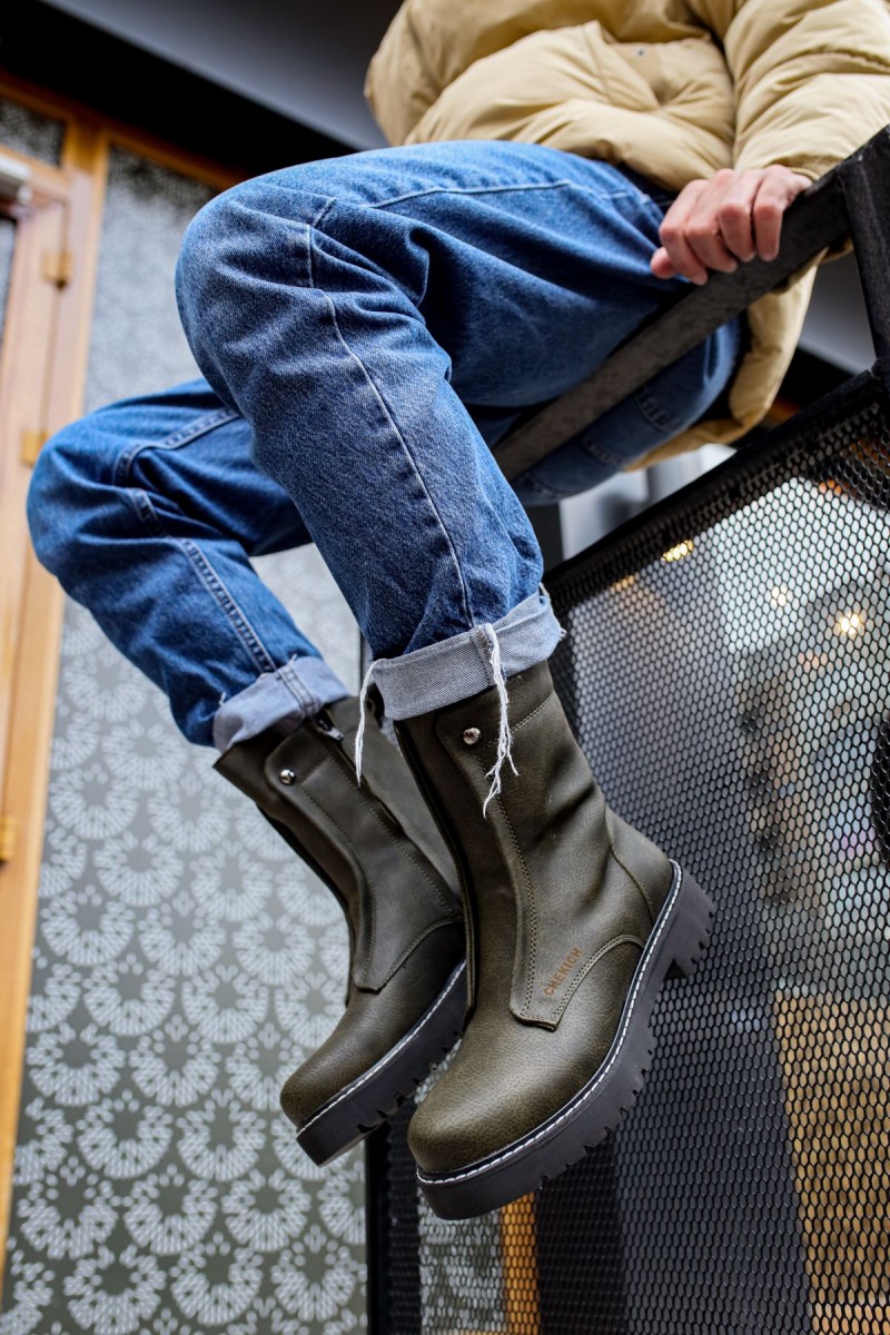 Erkek Bot - Haki - 027