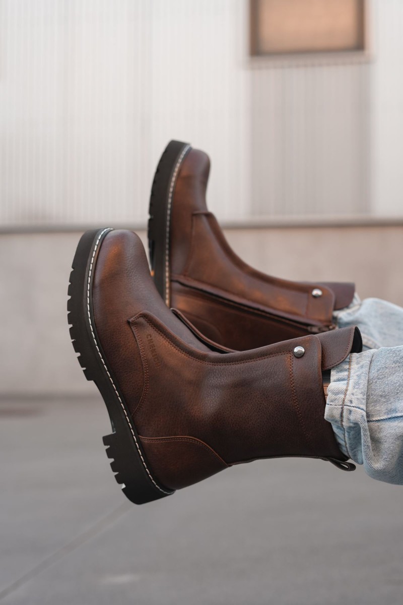 Erkek Bot - Kahverengi - 027