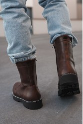 Erkek Bot - Kahverengi - 027