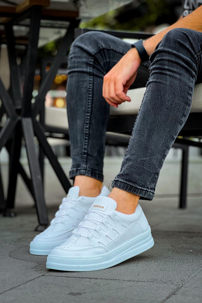 Mens Sneakers - White - 040