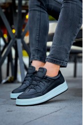 Erkek Sneaker - Siyah Beyaz - 040