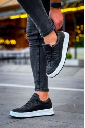 Erkek Sneaker - Siyah Beyaz - 040