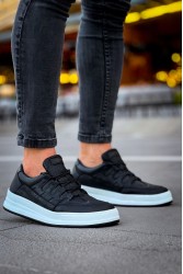 Erkek Sneaker - Siyah Beyaz - 040
