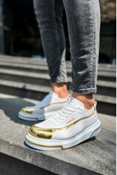Erkek Sneaker - Beyaz Altın - 041