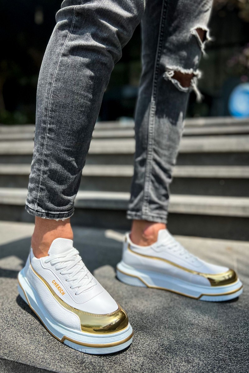 Erkek Sneaker - Beyaz Altın - 041