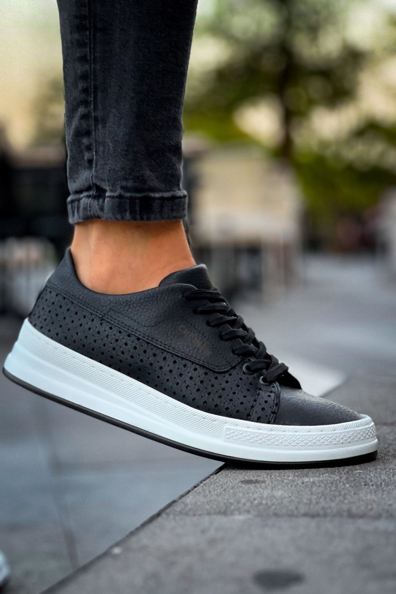 Erkek Sneaker - Siyah Beyaz - 043