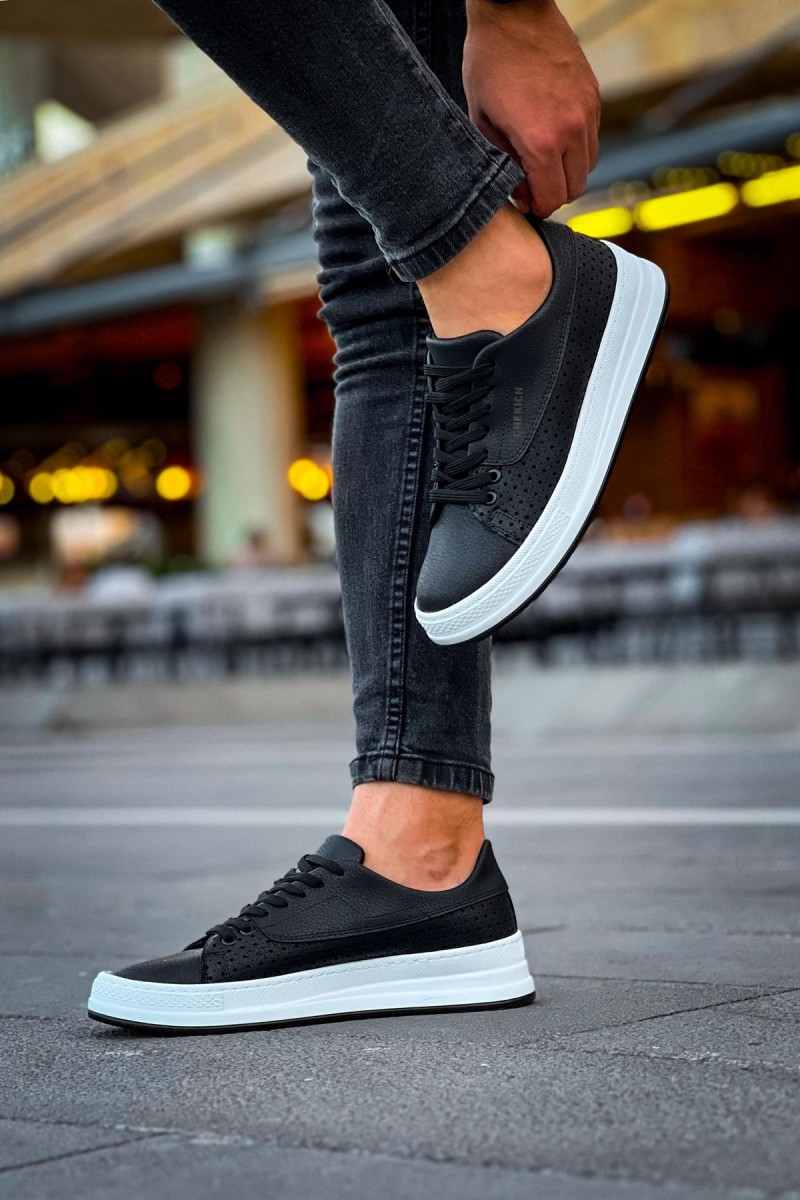 Erkek Sneaker - Siyah Beyaz - 043