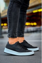 Erkek Sneaker - Siyah Beyaz - 043