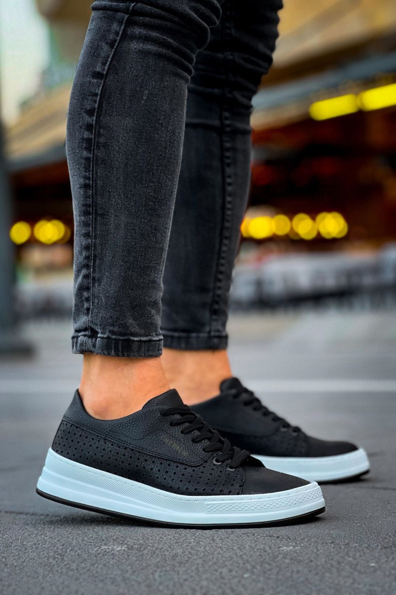 Erkek Sneaker - Siyah Beyaz - 043