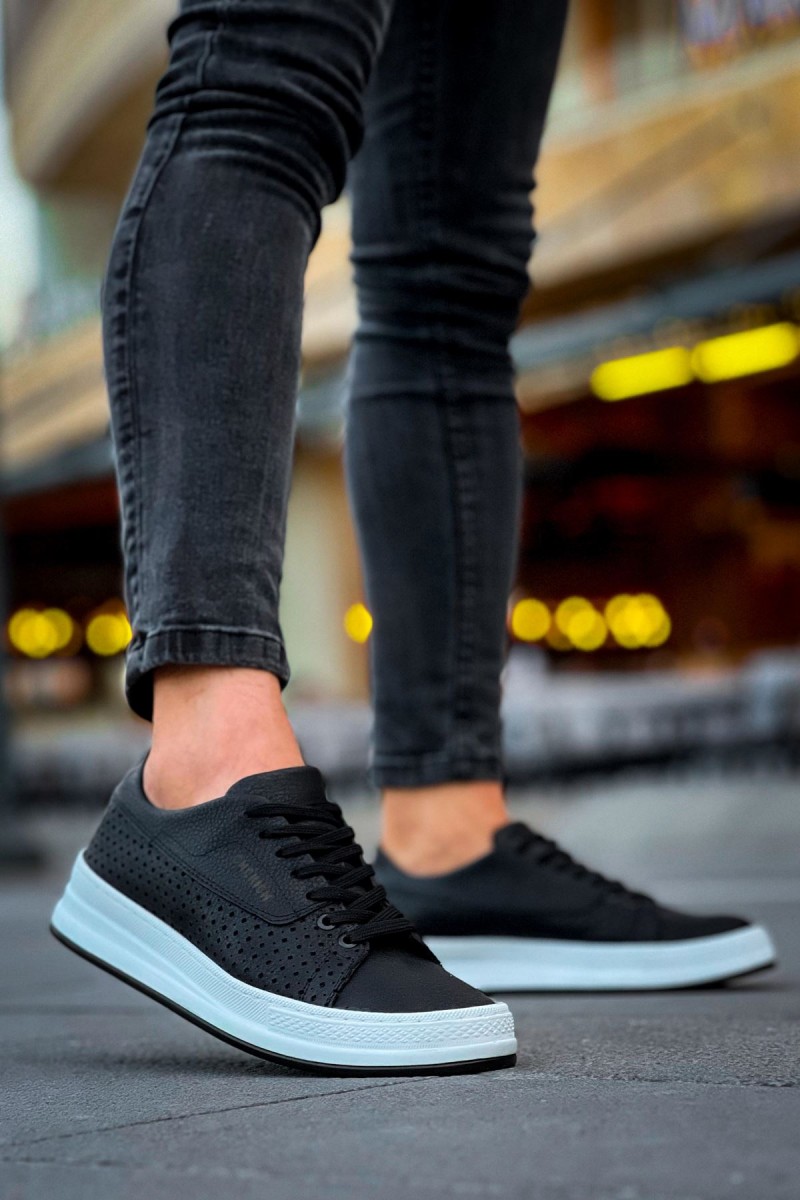 Erkek Sneaker - Siyah Beyaz - 043