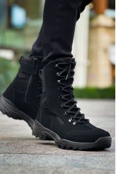 Erkek Bot - Siyah Süet - 051