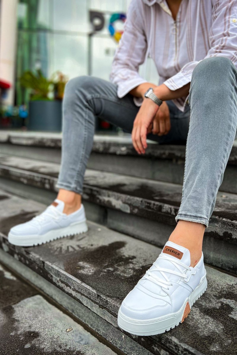 Erkek Sneaker - Beyaz - 067