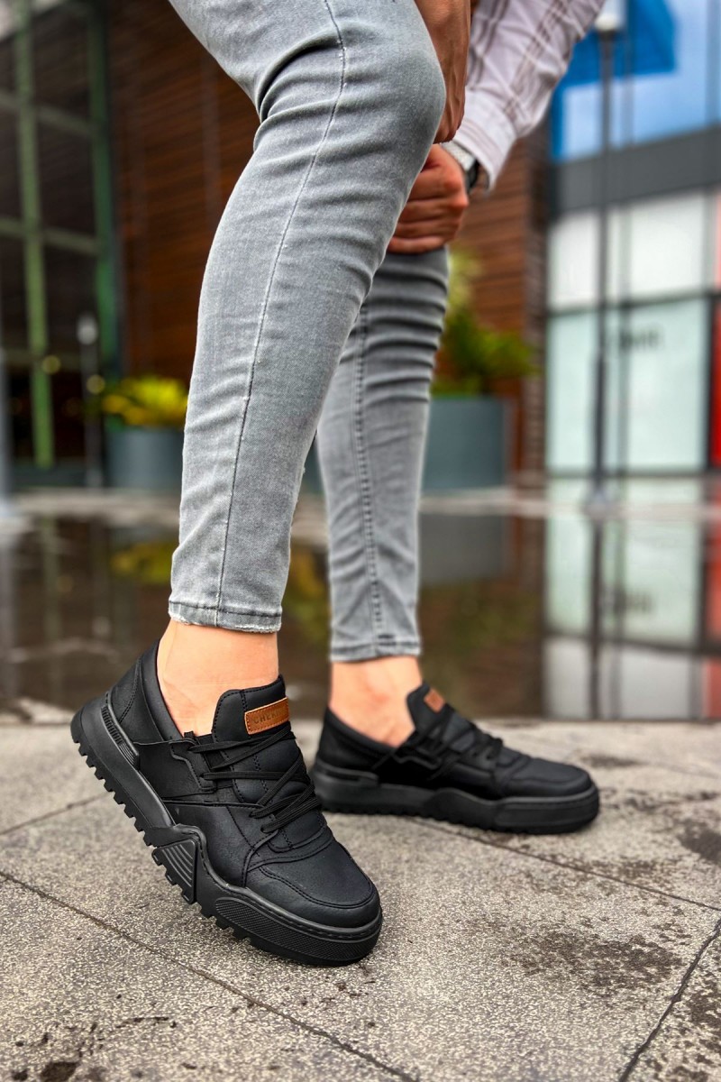 Erkek Sneaker - Siyah - 067 - 2