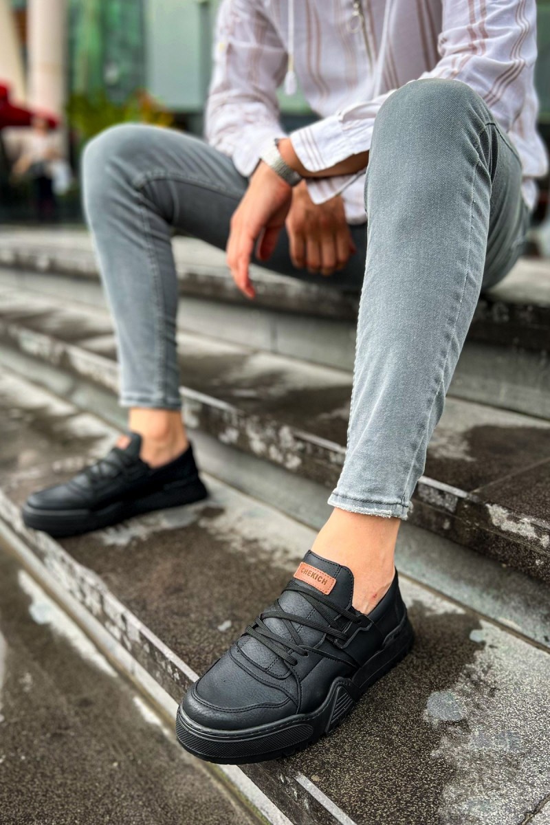Erkek Sneaker - Siyah - 067 - 2