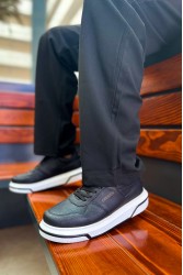 Erkek Sneaker - Siyah Beyaz - 075