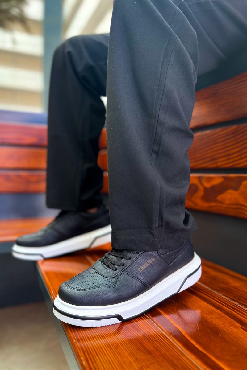 Erkek Sneaker - Siyah Beyaz - 075