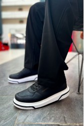 Erkek Sneaker - Siyah Beyaz - 075