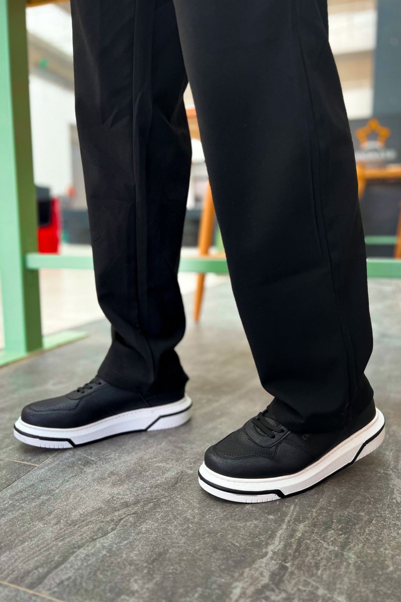 Erkek Sneaker - Siyah Beyaz - 075