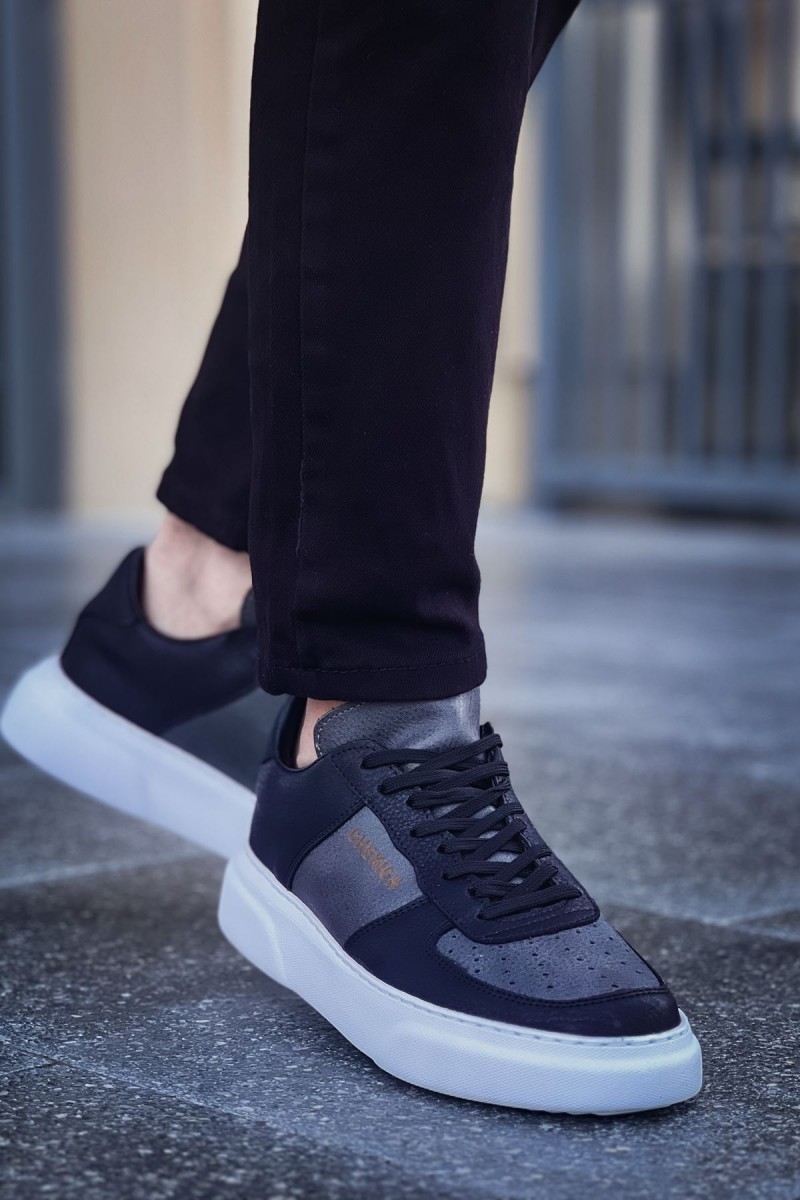 Erkek Sneaker - Siyah Antrasit - 087