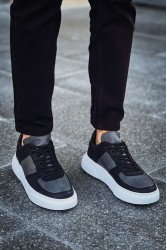 Erkek Sneaker - Siyah Antrasit - 087