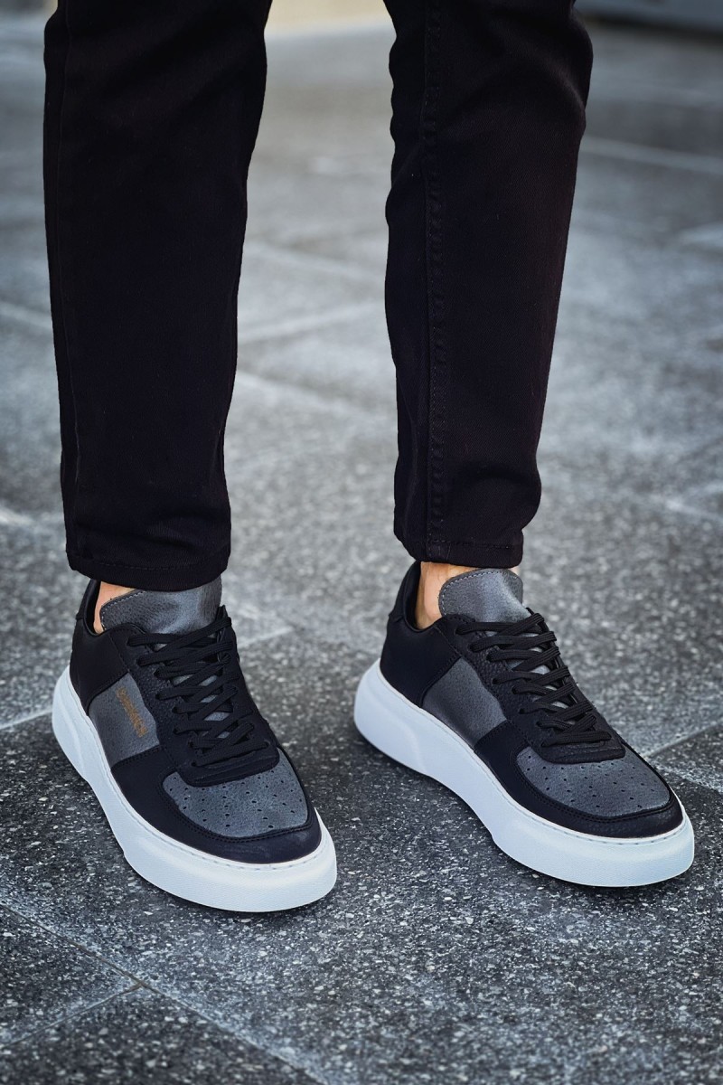 Erkek Sneaker - Siyah Antrasit - 087