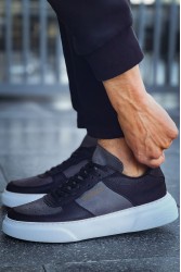 Erkek Sneaker - Siyah Antrasit - 087