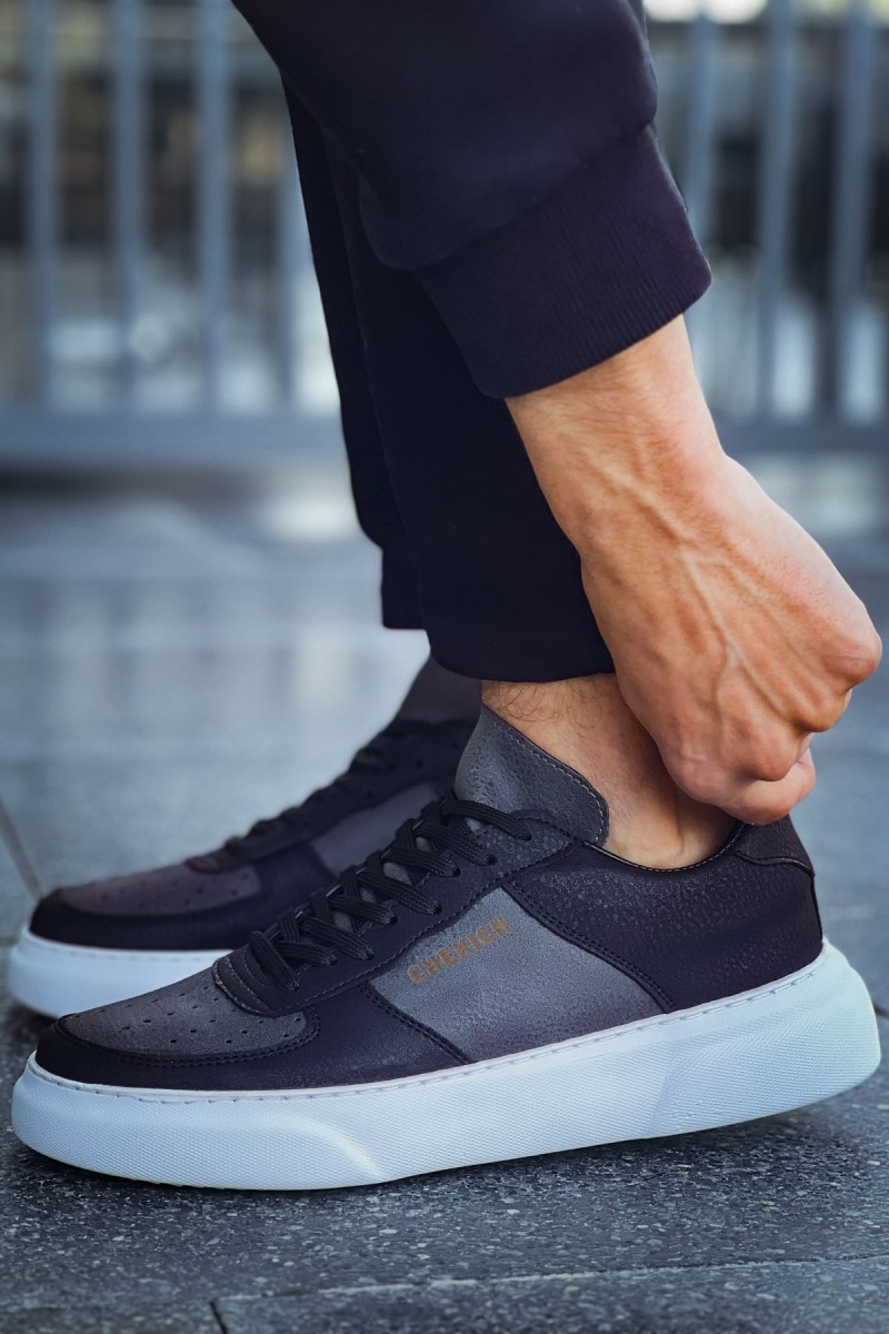 Erkek Sneaker - Siyah Antrasit - 087
